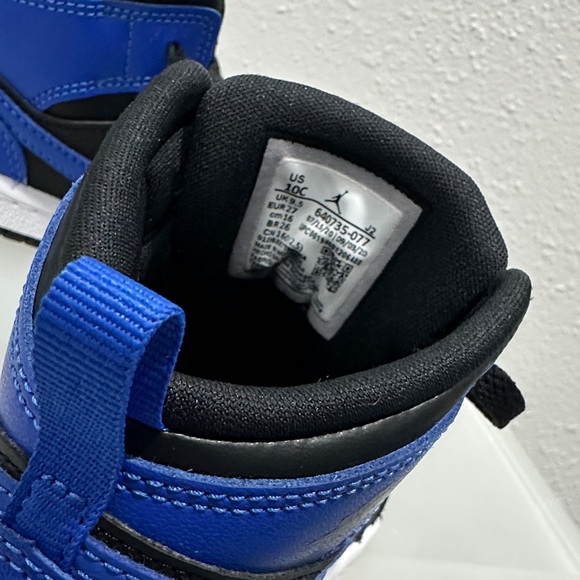 Nike Jordans - Kids Black and Blue Sneakers - Picture 5 of 6